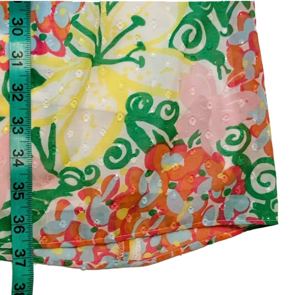 LILLY PULITZER Mariposa Peggy Dress Size 12 Ruffle - Picture 11 of 12